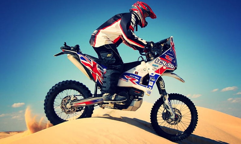 John Rally Raid desert