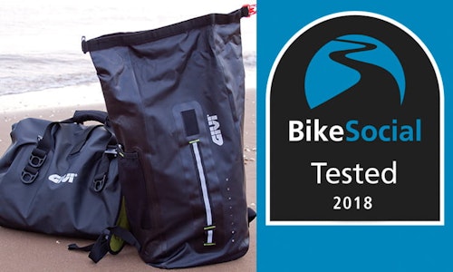 Tested: Givi waterproof cylinder seat bag and backpack review