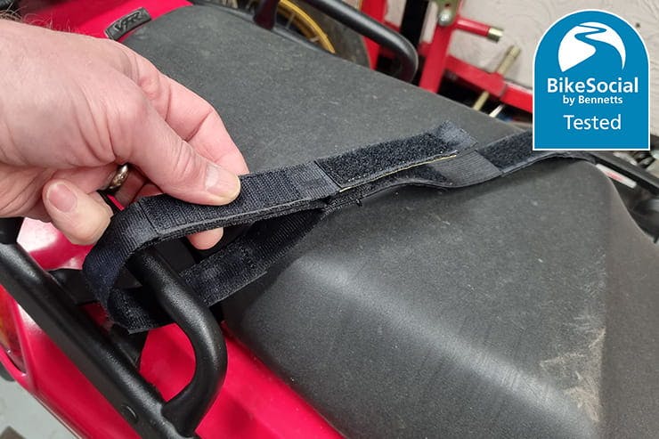 Wrapties review Motorcycle tie down straps tested