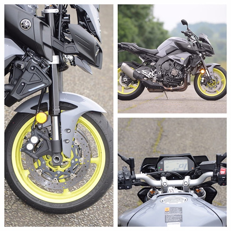 Close up to the Yamaha MT-10
