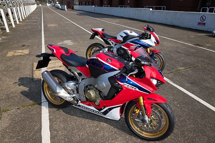 Twin blades in the TT pit lane