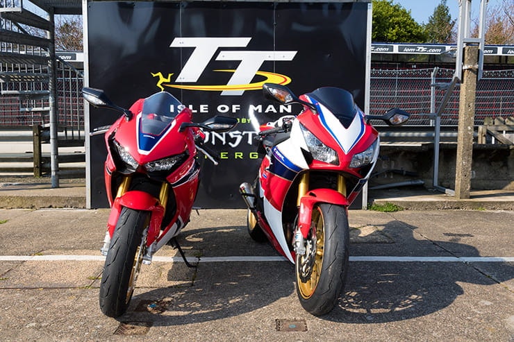 2017 Fireblade is smaller than the 2016 version