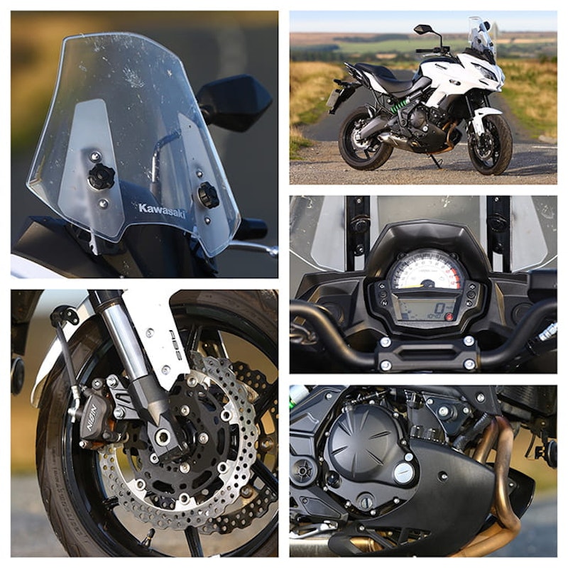 Kawasaki Versys 650 in detail