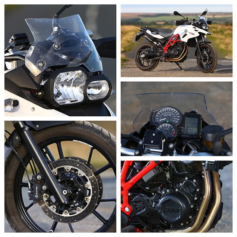 BMW F700GS Rallye in detail