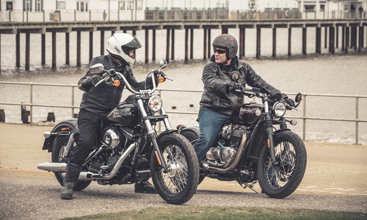 Bobbing and weaving: Triumph Bonneville Bobber vs Harley-Davidson Street Bob