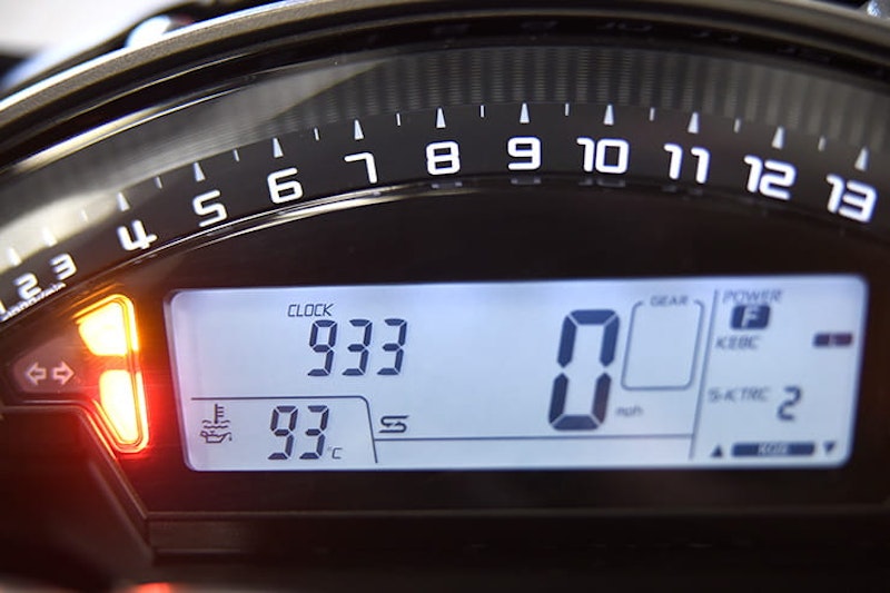 Kawasaki ZX10RR Ninja dash board