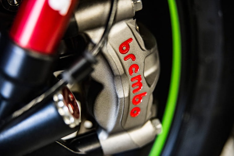 Brembo brakes on the Suzuki GSXR1000RR
