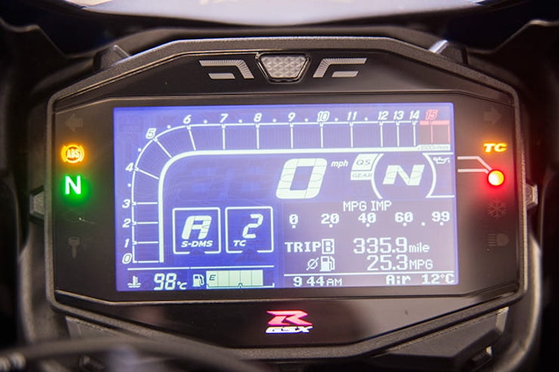 Suzuki GSXR1000RR dash board