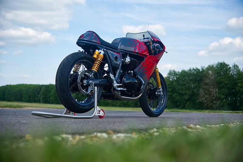 Royal Enfield Nought Tea GT rear shot