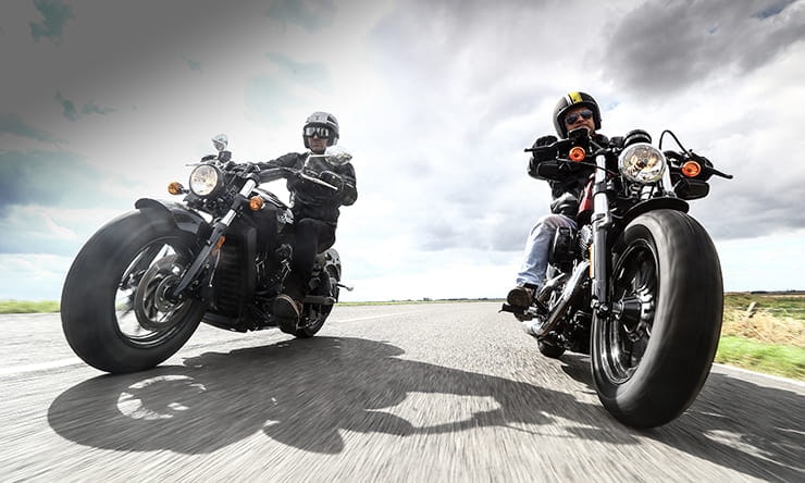 Harley-Davidson Forty-Eight and Indian Scout Sixty