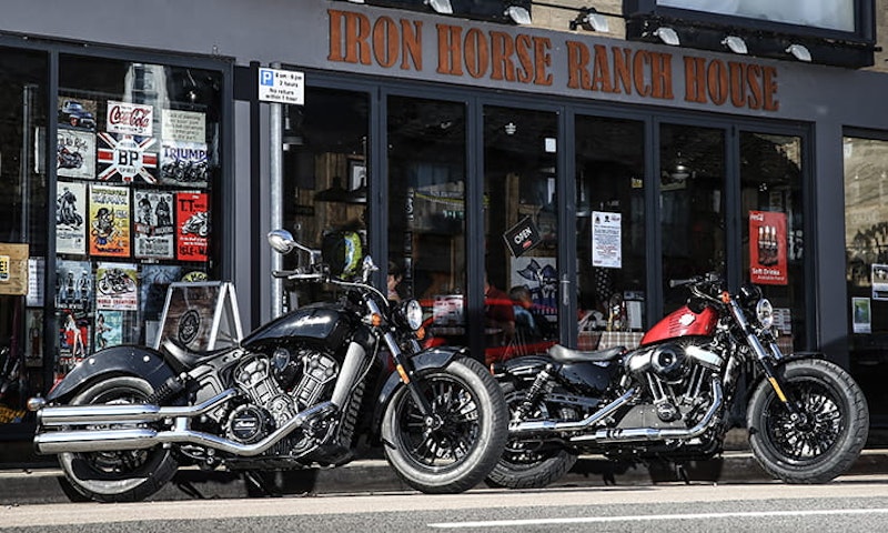 Harley-Davidson Forty-Eight and Indian Scout Sixty