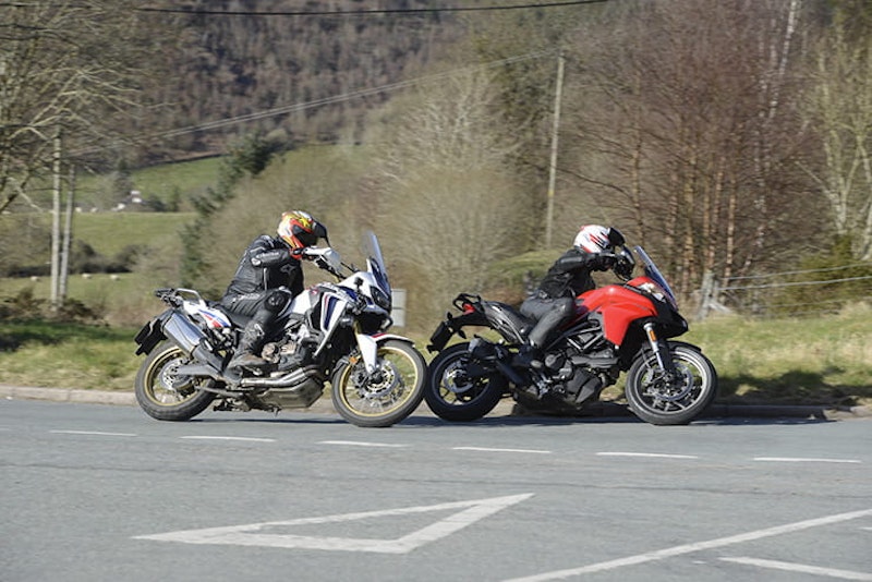 Honda Africa Twin and Ducati 950 Multistrada