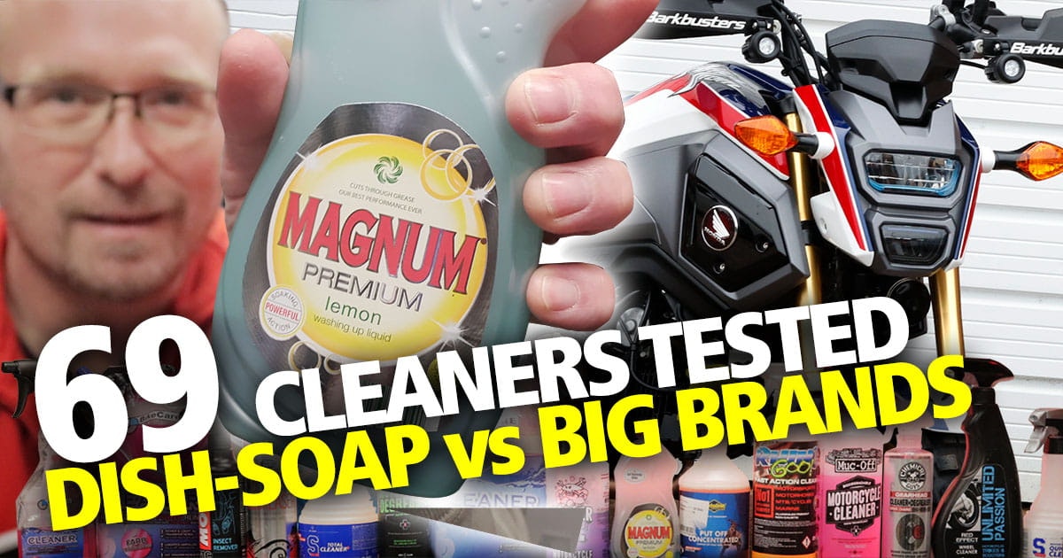 Best motorcycle cleaner 69 reviewed from dish soap to S100 & MucOff