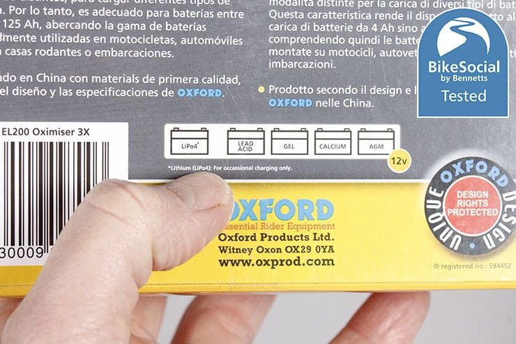 Oxford Oximiser review charger_05