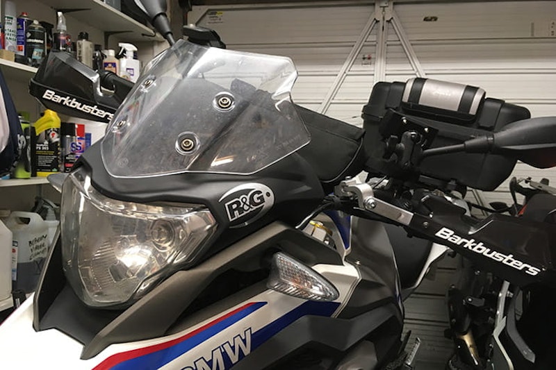 BMW G310GS crash protection