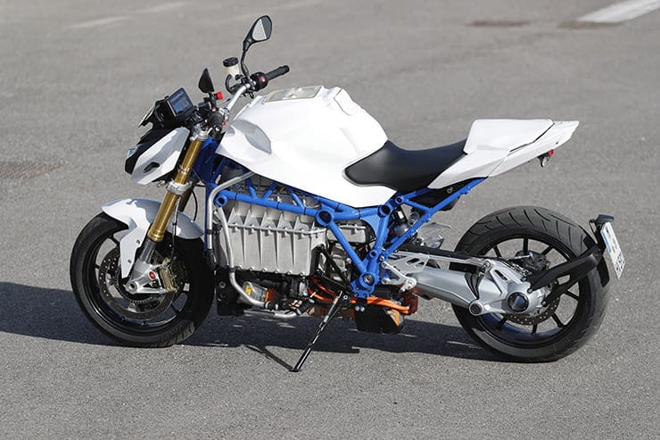 BMW eRoadster Prototype Electric Bike - Ridden
