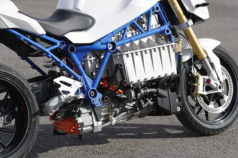 BMW eRoadster Prototype Electric Bike - Ridden
