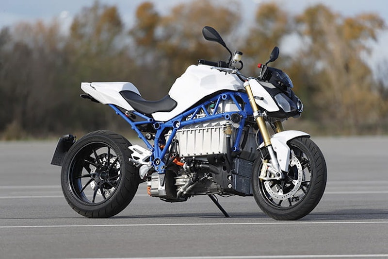 BMW eRoadster Prototype Electric Bike - Ridden