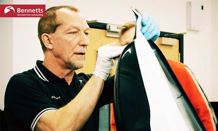The Art of Pinstriping with Triumph | Hand-painting bike tanks