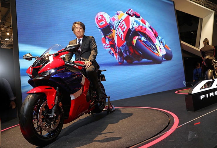 2020 Honda CBR1000RR-R Fireblade and Large Project Leader, Yuzuru Ishikawa