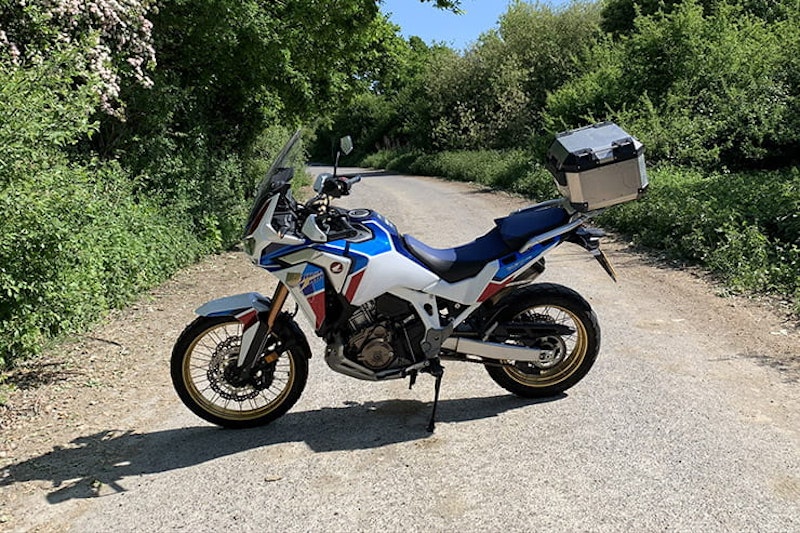 Honda’s updated Africa Twin has more power, improved electronics, electronic suspension and better handling. It’s about to take on Storm Ciara.