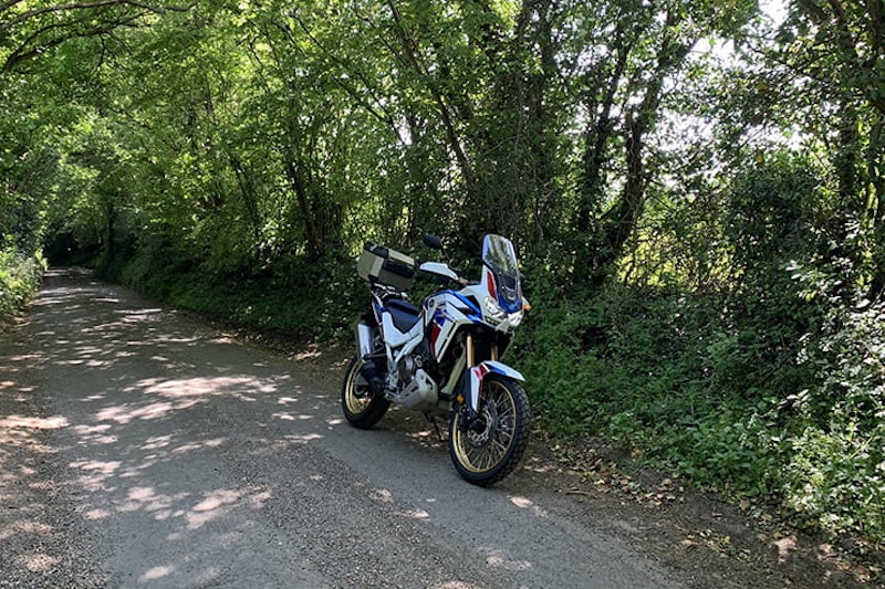 Honda’s updated Africa Twin has more power, improved electronics, electronic suspension and better handling. It’s about to take on Storm Ciara.