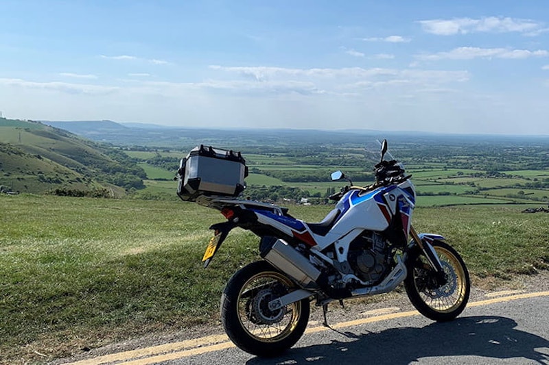 Honda’s updated Africa Twin has more power, improved electronics, electronic suspension and better handling. It’s about to take on Storm Ciara.