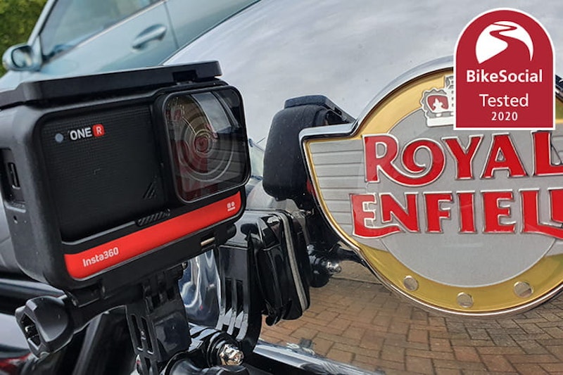 Full review with video of the Insta360 One R – with its 360 VR and 4K modules, is this the best action camera for motorcycle riding in 2020?