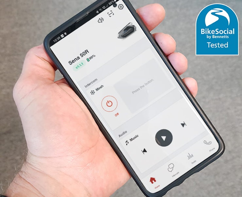 Sena 50R review motorcycle intercom_21