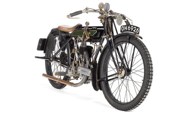 New Imperial Motorcycle found in a living room