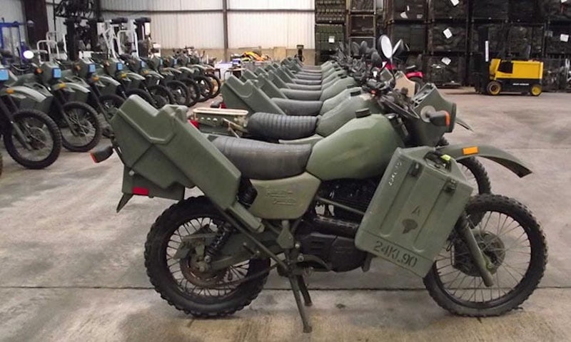 Harley-Davidson army bikes