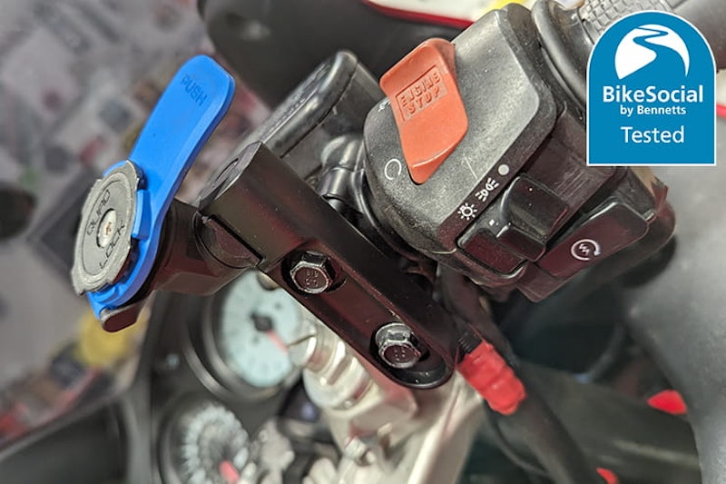 Quad Lock review motorcycle phone mount_58