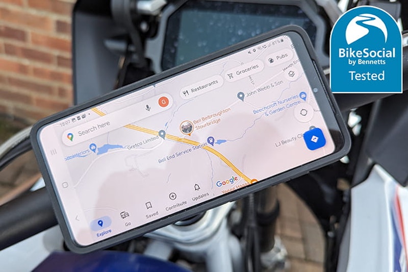 Quad Lock review motorcycle phone mount_63