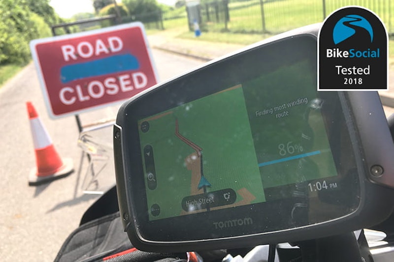 TomTom Rider 500 550 review GPS