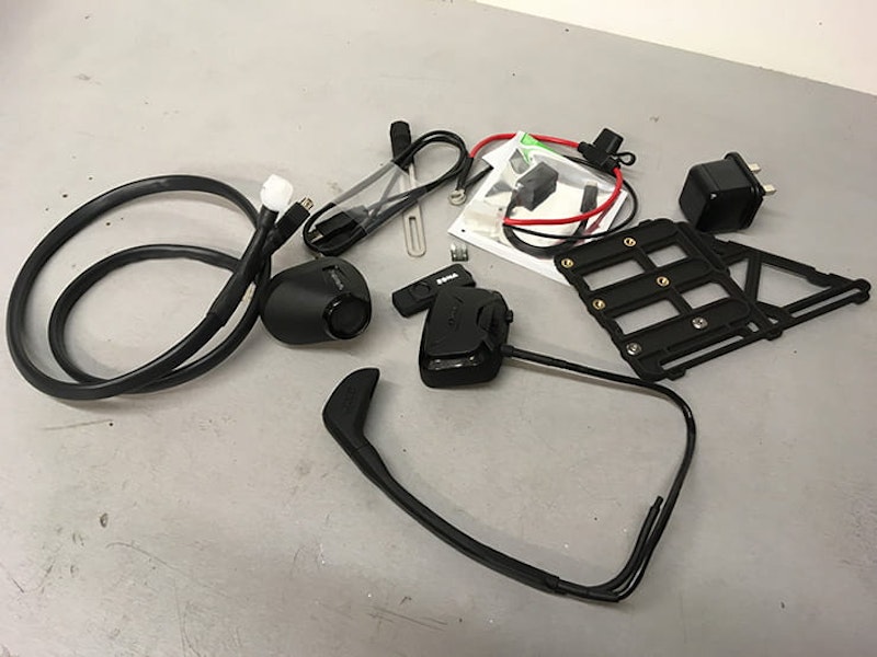 The complete Zona rear view camera kit
