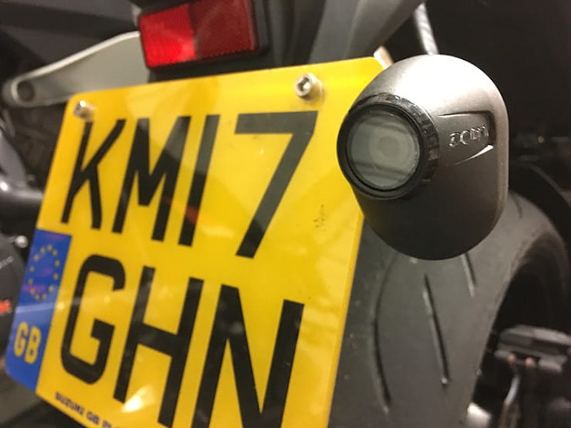 The Zona rear view camera mounting position