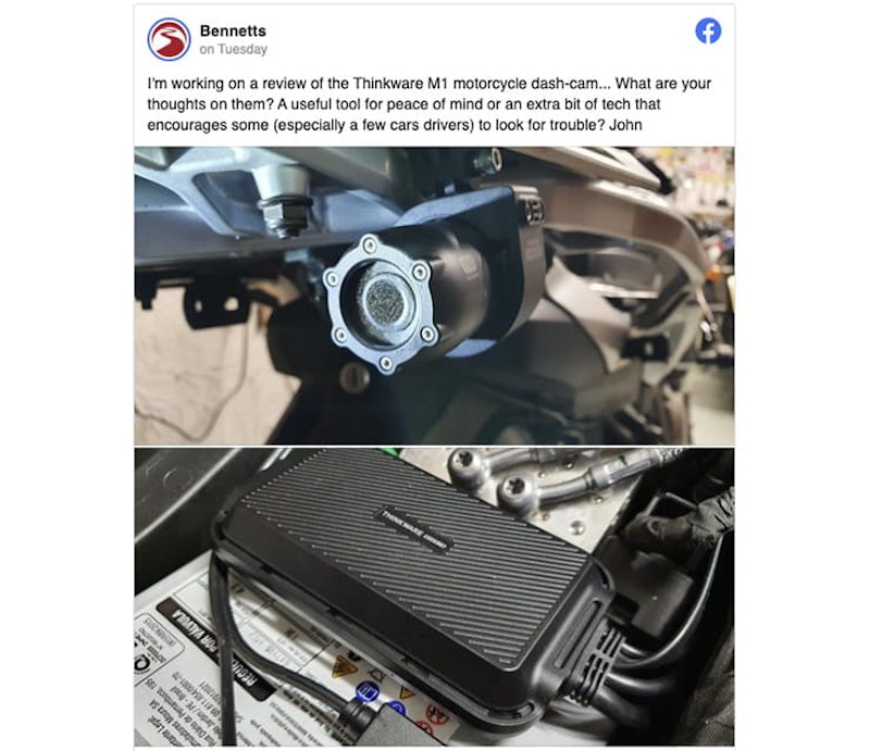Thinkware M1 motorbike dash cam review_23