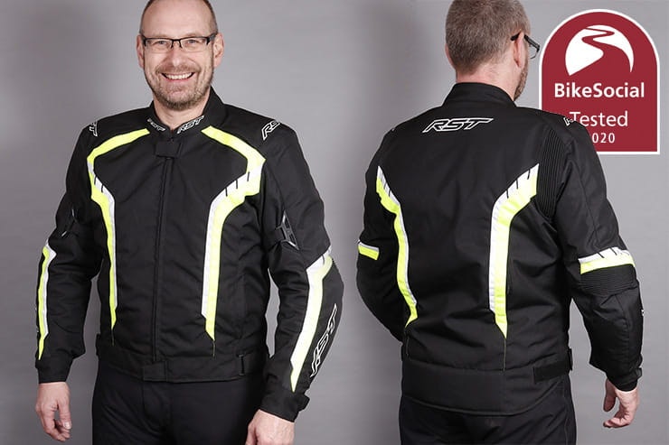 If you’re riding your bike on a budget and looking for a waterproof, CE-approved textile jacket, the RST Axis could be the best option. Full review…