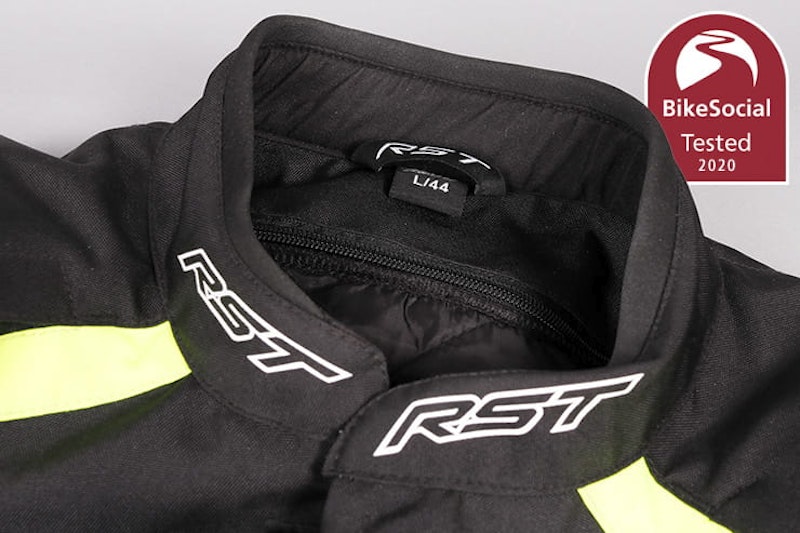 If you’re riding your bike on a budget and looking for a waterproof, CE-approved textile jacket, the RST Axis could be the best option. Full review…