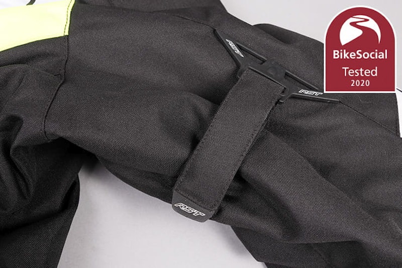 If you’re riding your bike on a budget and looking for a waterproof, CE-approved textile jacket, the RST Axis could be the best option. Full review…