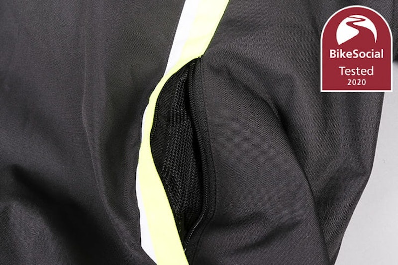 If you’re riding your bike on a budget and looking for a waterproof, CE-approved textile jacket, the RST Axis could be the best option. Full review…