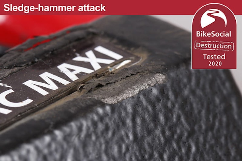 The best motorcycle chain and lock is no use if you don’t have the best ground anchor – full destruction test review of the Pragmasis Torc Maxi and Mega