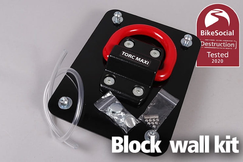 The best motorcycle chain and lock is no use if you don’t have the best ground anchor – full destruction test review of the Pragmasis Torc Maxi and Mega