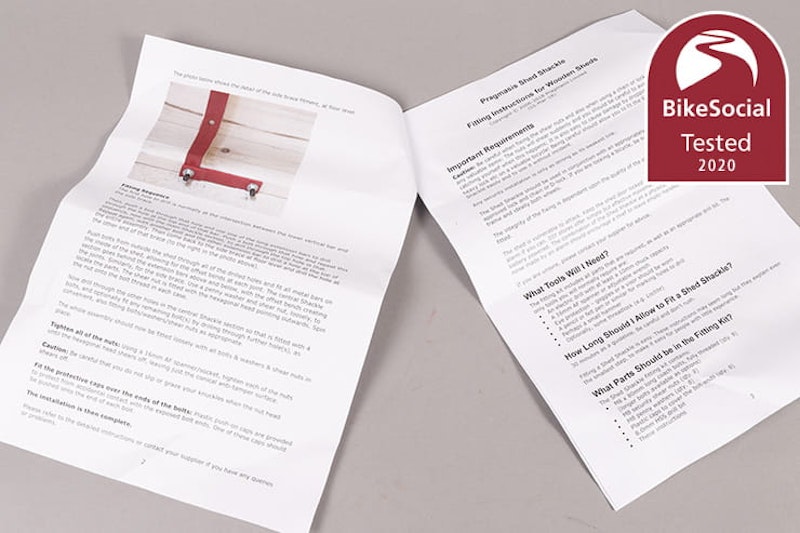 With sheds now under the garage clause at Bennetts motorcycle insurance, the Pragmasis shed shackle is a good alternative to a traditional ground anchor
