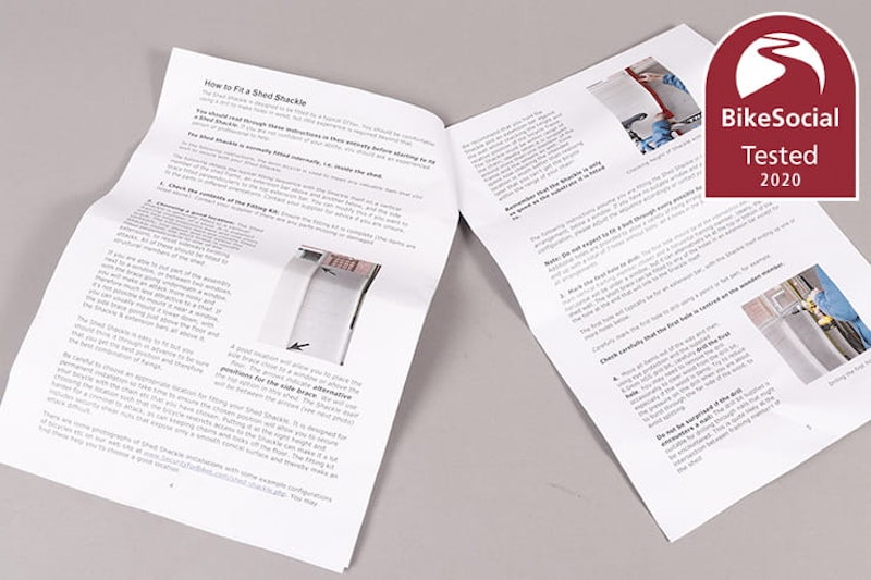 With sheds now under the garage clause at Bennetts motorcycle insurance, the Pragmasis shed shackle is a good alternative to a traditional ground anchor
