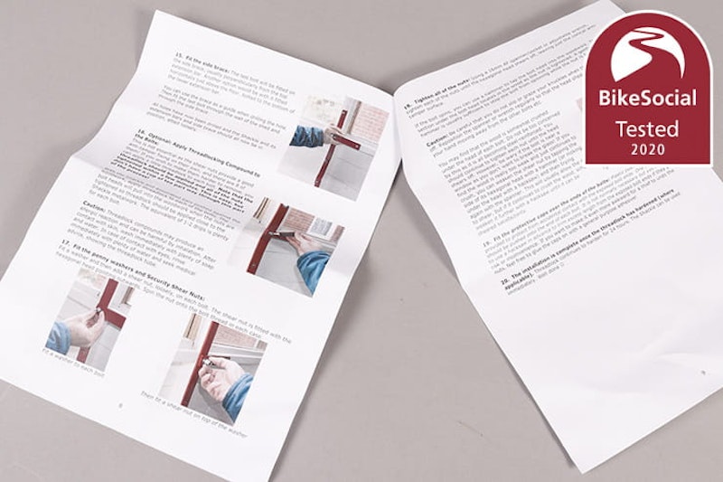 With sheds now under the garage clause at Bennetts motorcycle insurance, the Pragmasis shed shackle is a good alternative to a traditional ground anchor