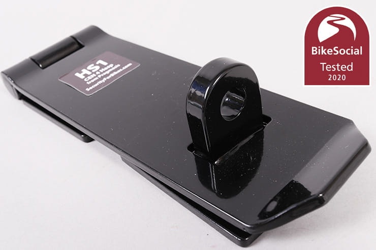 With sheds now under the garage clause at Bennetts motorcycle insurance, the Pragmasis HS1 heavy duty hasp and staple is a valuable addition for security