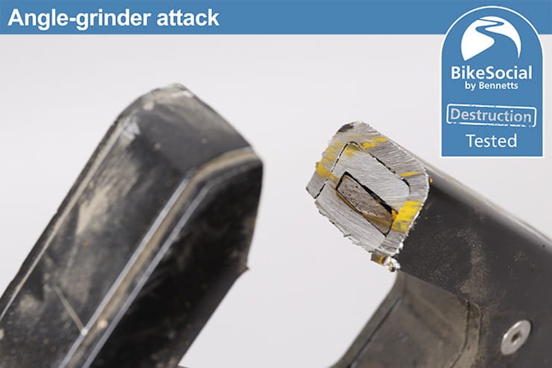 Hiplok AX1000 review angle-grinder ground anchor_16