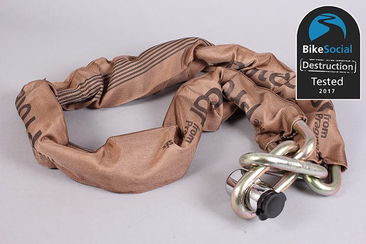Tested Pragmasis Protector 16mm chain with RoundLock RL21 padlock BikeSocial review