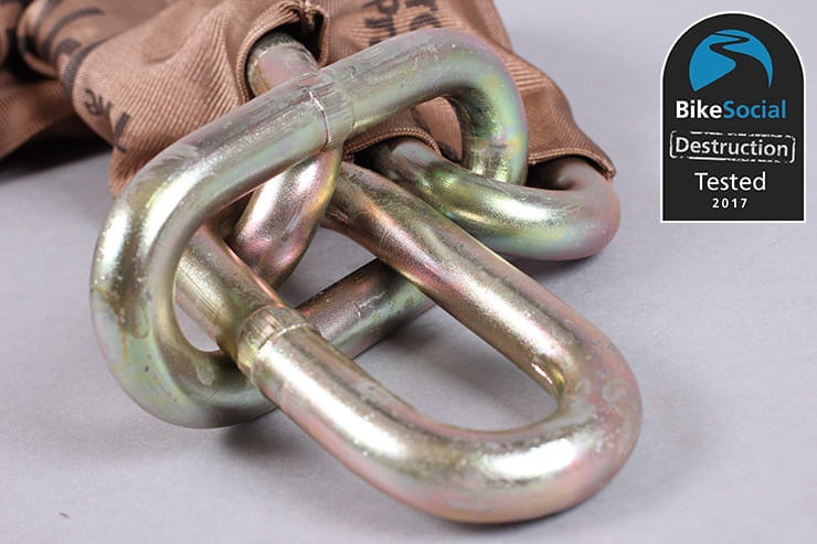Tested Pragmasis Protector 16mm chain with RoundLock RL21 padlock BikeSocial review